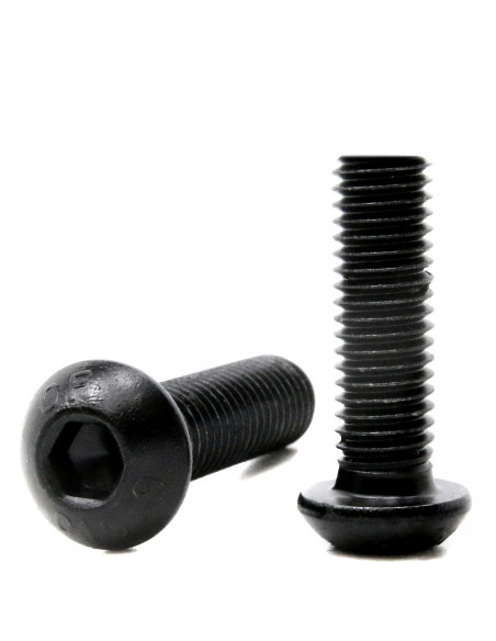Socket Head Button Screw M4x10mm ISO 7380-1 - black
