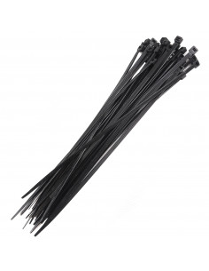 Nylon zip ties 4,8x370mm - 100 pcs. - black
