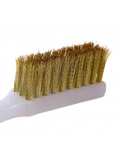 Nozzle cleaning brush