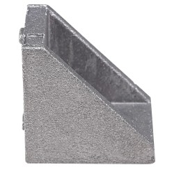 Złącze kątowe 90° wzmocnione - 20x20x17mm - srebrne 2