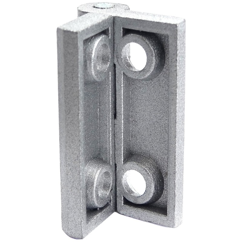 Metallscharnier für Profil 3030 - silber