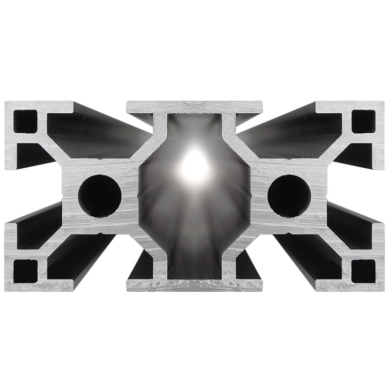 ALTRAX Aluminiumprofil 3060 T-SLOT - mattschwarz