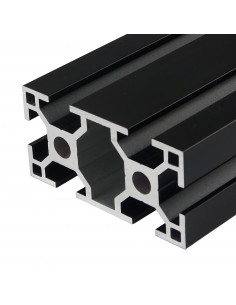 Aluminium profile ALTRAX 3060 T-SLOT - black matte
