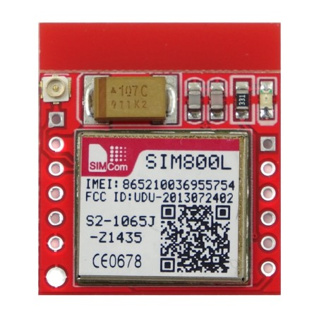 Moduł GSM / GPRS SIM800L w zestawie z anteną