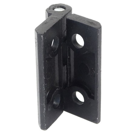 Metal hinge for 2020 profile - black