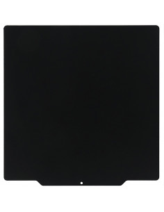 Federstahlblech 235x235mm strukturiert - schwarz