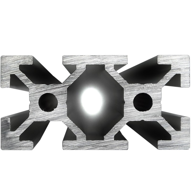 ALTRAX Aluminiumprofil 2040 T-SLOT 40cm - mattschwarz
