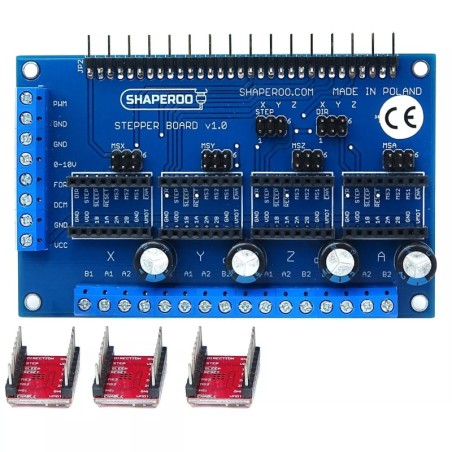 Zestaw Płyta główna Shaperoo v1.0 - GRBL, ESTLCAM + Płyta rozszerzeń | HOBBY-STORE